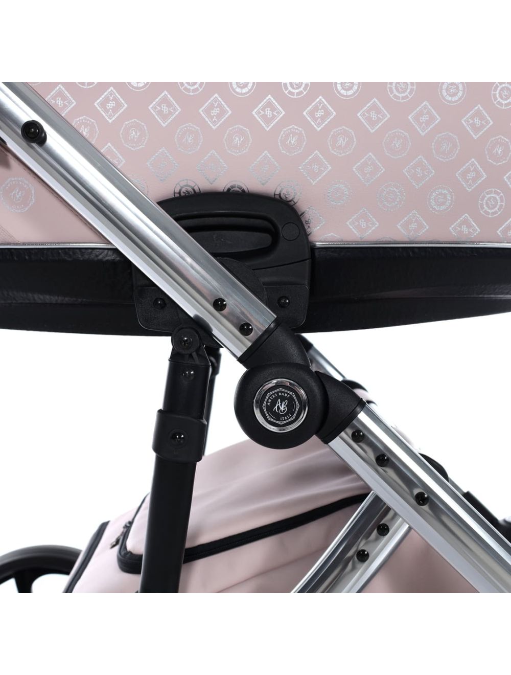 Antes Baby 2 in 1 Monogram Rosa Telaio Silver
