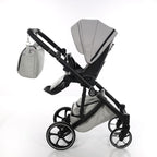 Antes Baby 2 in 1 Monogram Grigio Telaio Nero