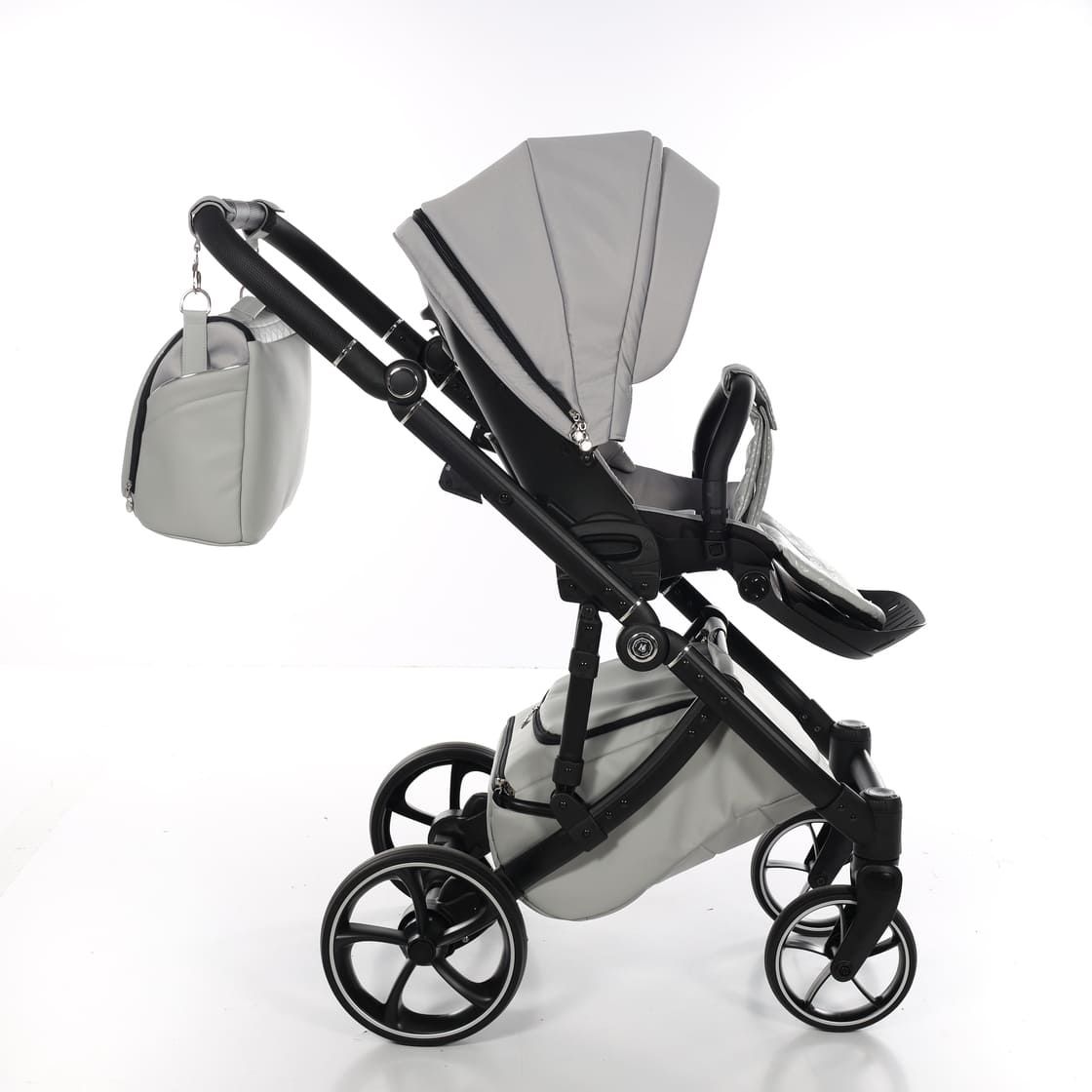 Antes Baby 2 in 1 Monogram Grigio Telaio Nero