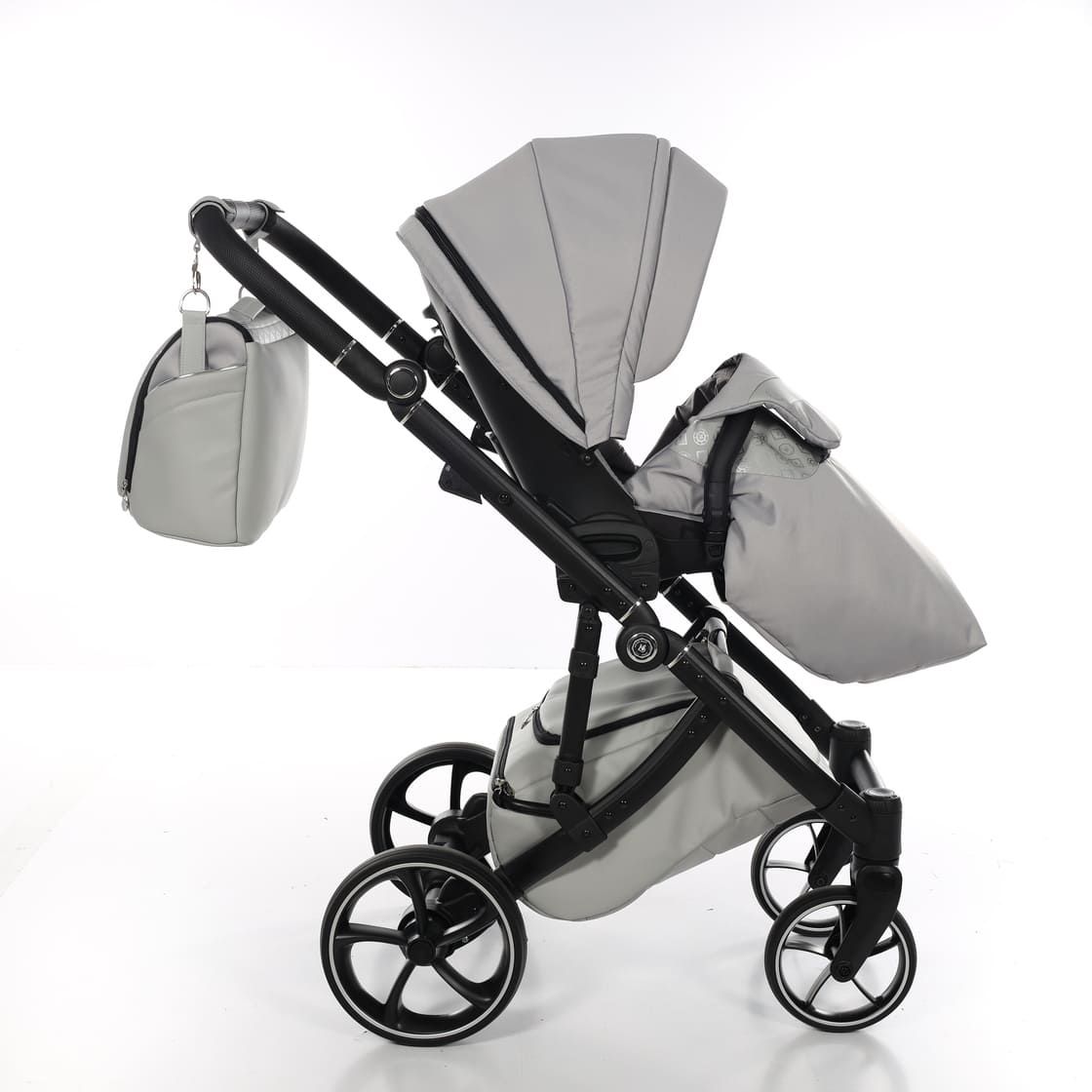 Antes Baby 2 in 1 Monogram Grigio Telaio Nero