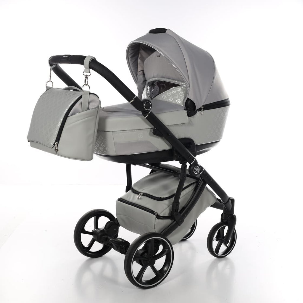 Antes Baby 2 in 1 Monogram Grigio Telaio Nero