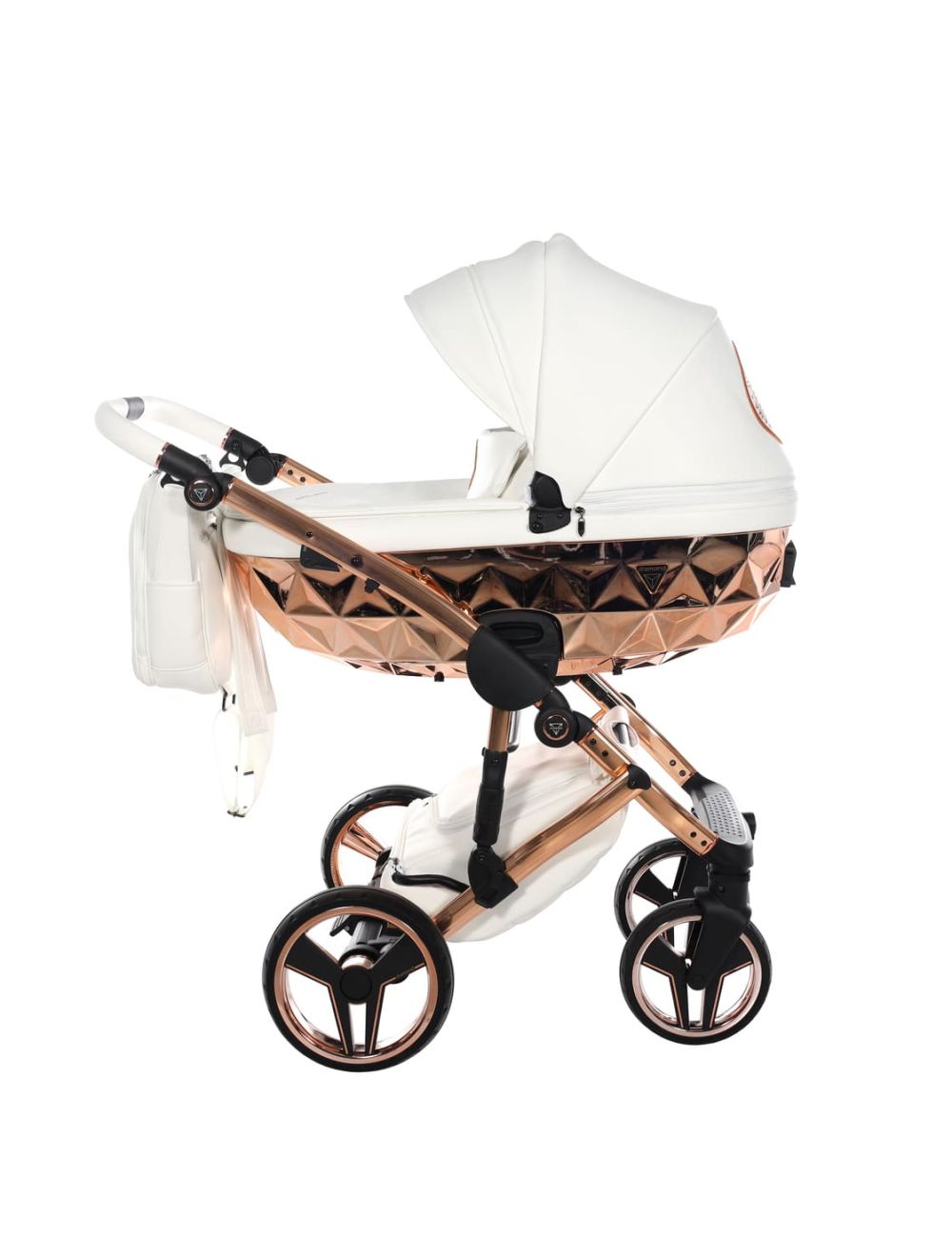 Junama Diamond Hand Craft V3 2 in 1 White Telaio Rosegold