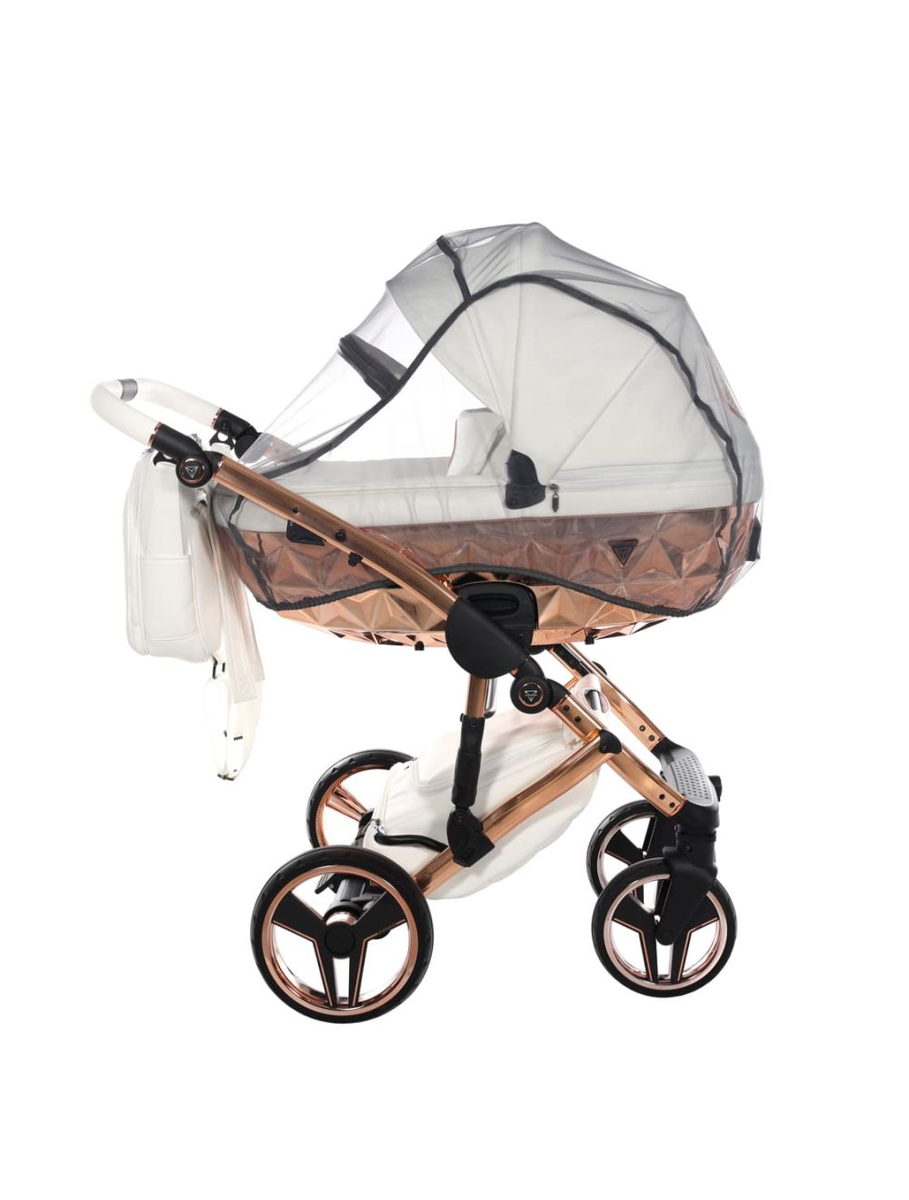 Junama Diamond Hand Craft V3 2 in 1 White Telaio Rosegold