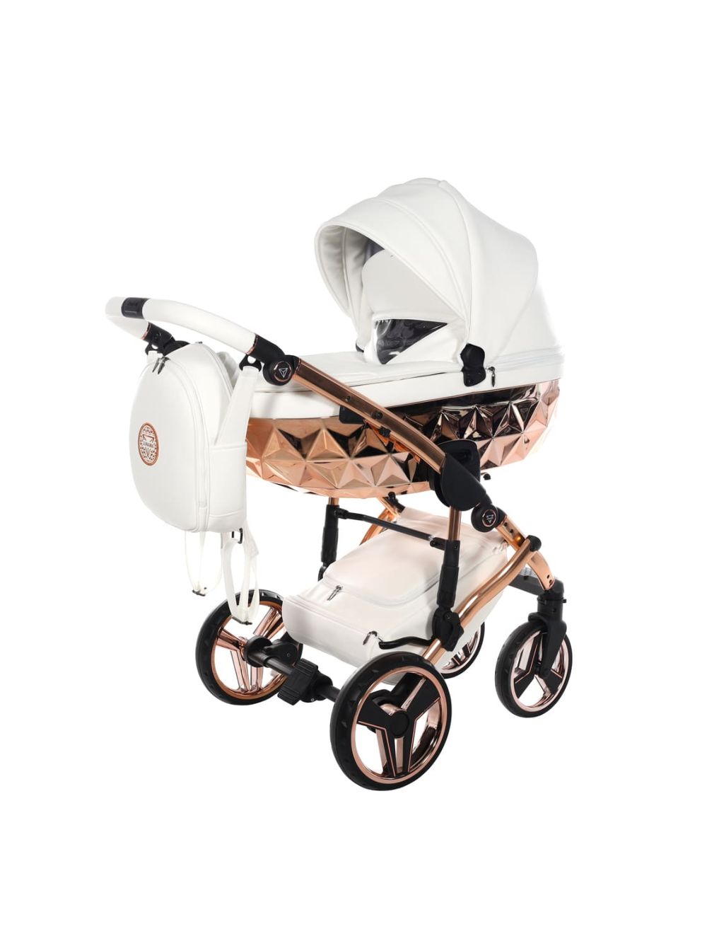 Junama Diamond Hand Craft V3 2 in 1 White Telaio Rosegold
