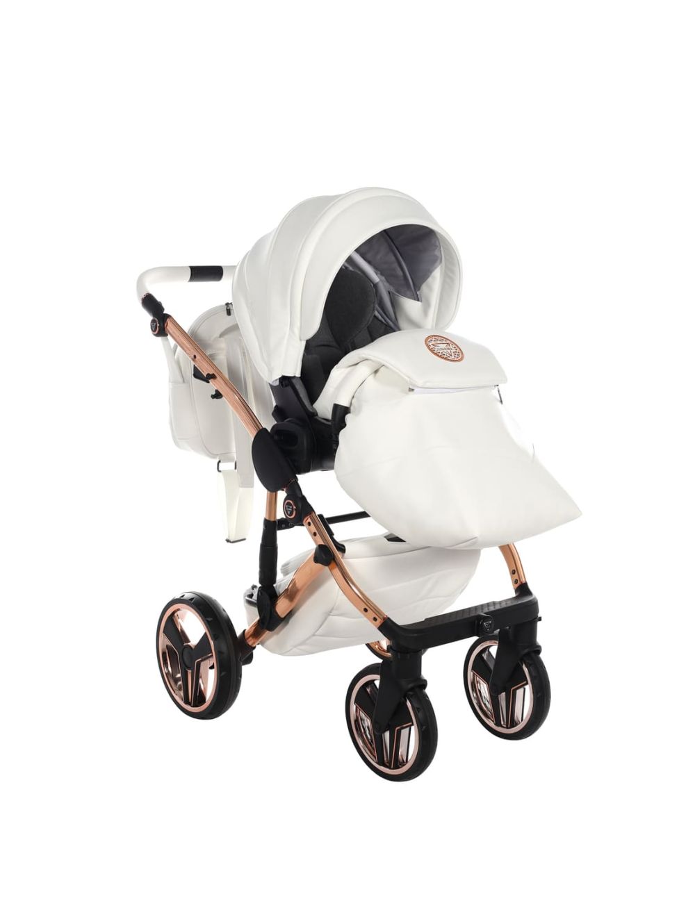 Junama Diamond Hand Craft V3 2 in 1 White Telaio Rosegold