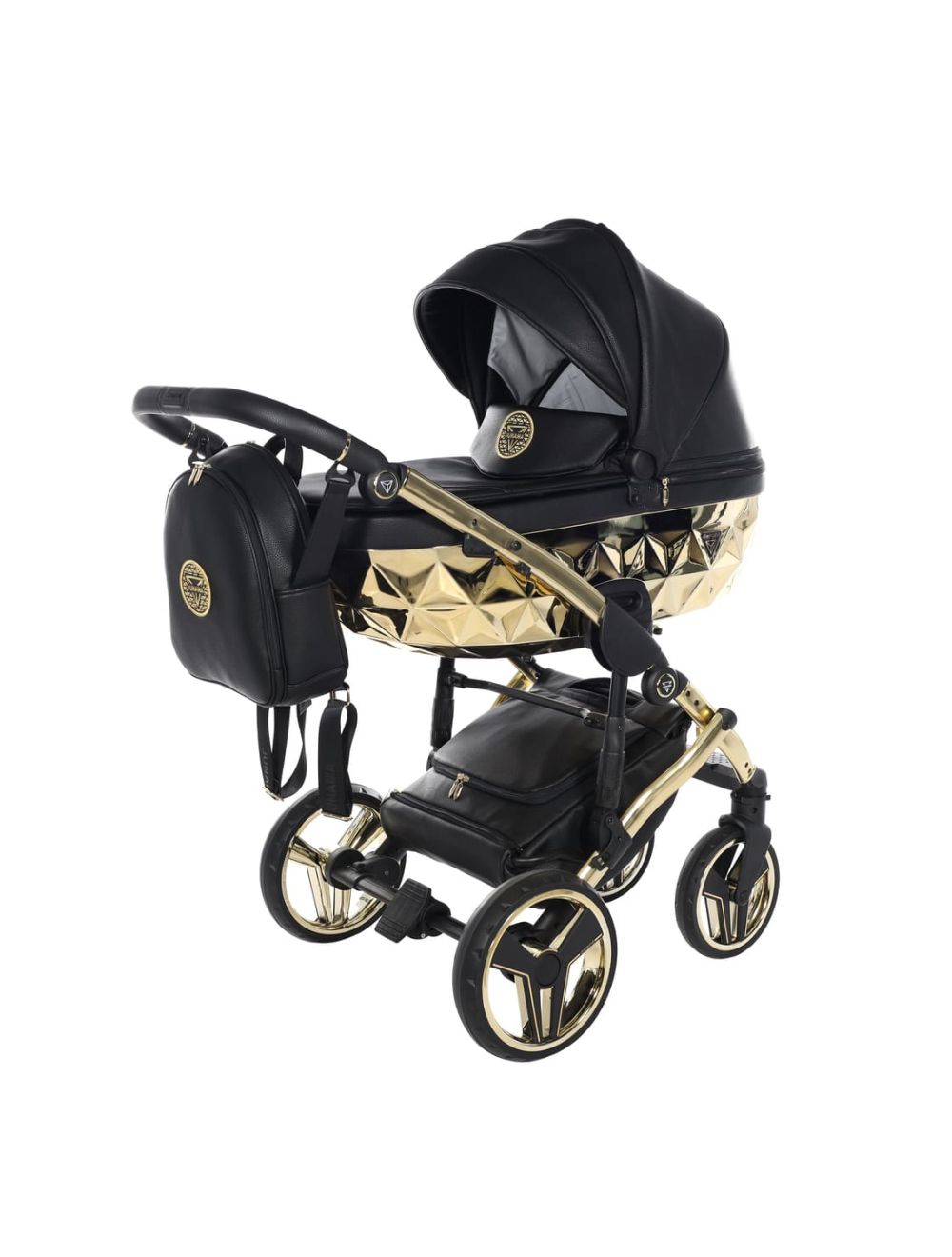 Junama Diamond Hand Craft V3 2 in 1 Black Telaio Gold