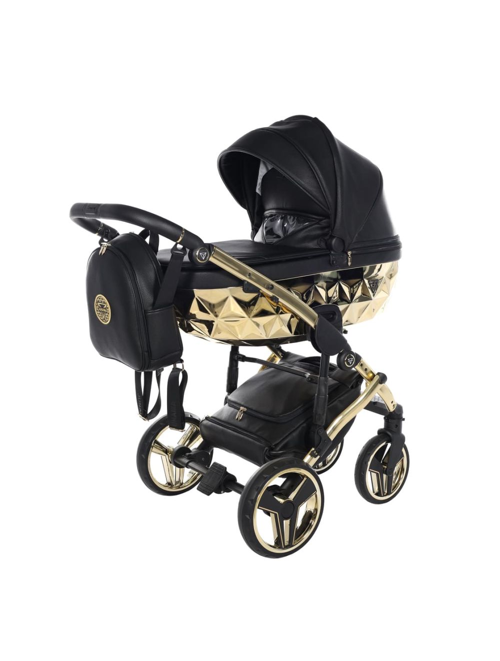 Junama Diamond Hand Craft V3 2 in 1 Black Telaio Gold