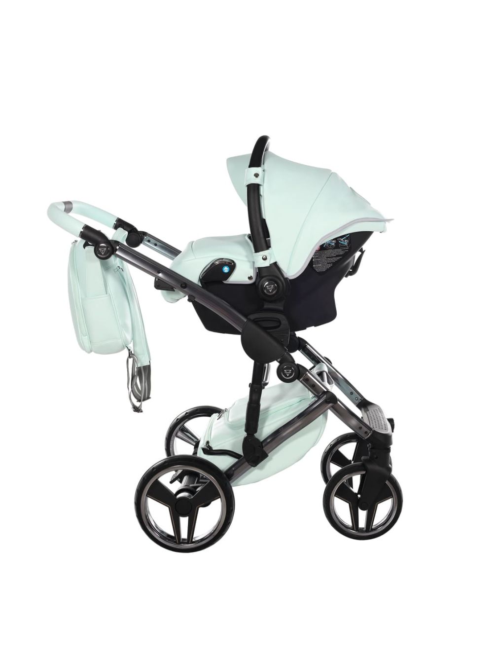 Seggiolino Auto Junama Hand Craft V3 Pistachio /Silver