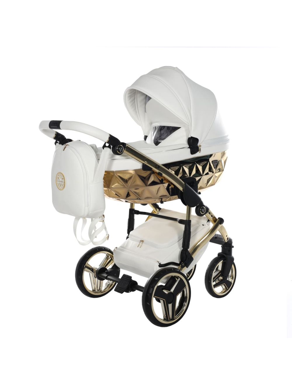 Junama Diamond Hand Craft V3 2 in 1 White Telaio Gold