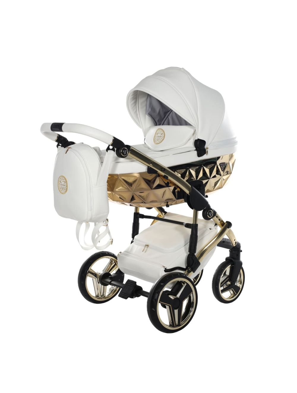Junama Diamond Hand Craft V3 2 in 1 White Telaio Gold