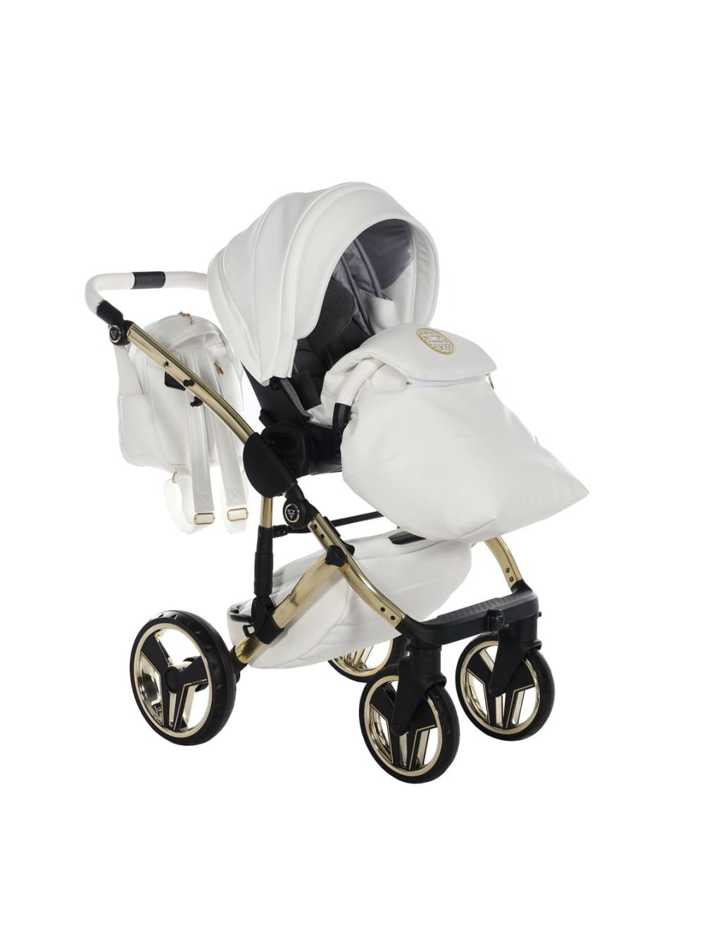 Junama Diamond Hand Craft V3 2 in 1 White Telaio Gold