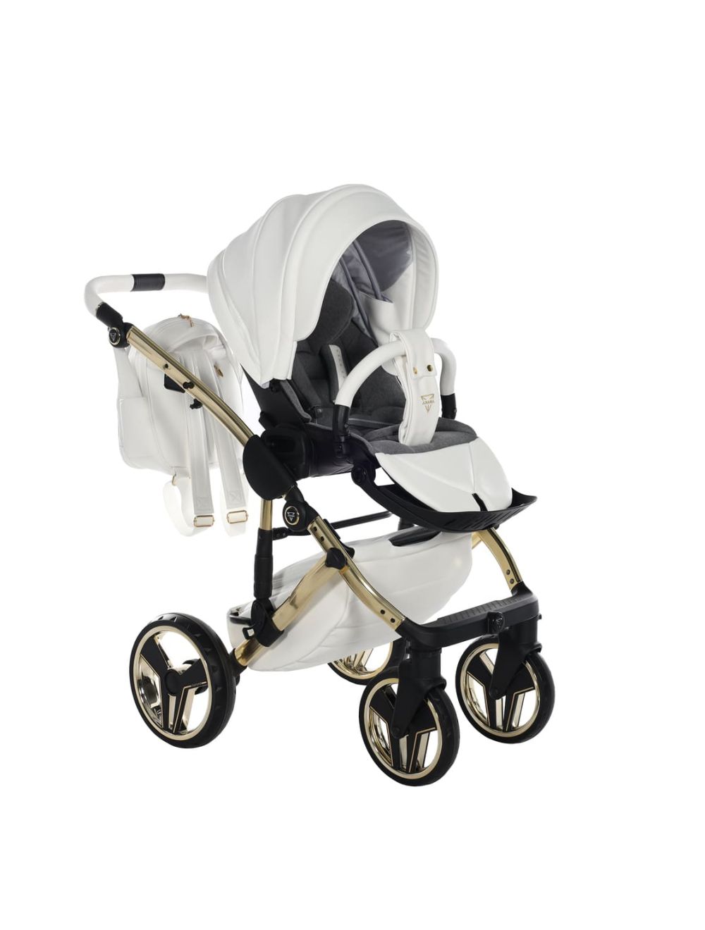 Junama Diamond Hand Craft V3 2 in 1 White Telaio Gold