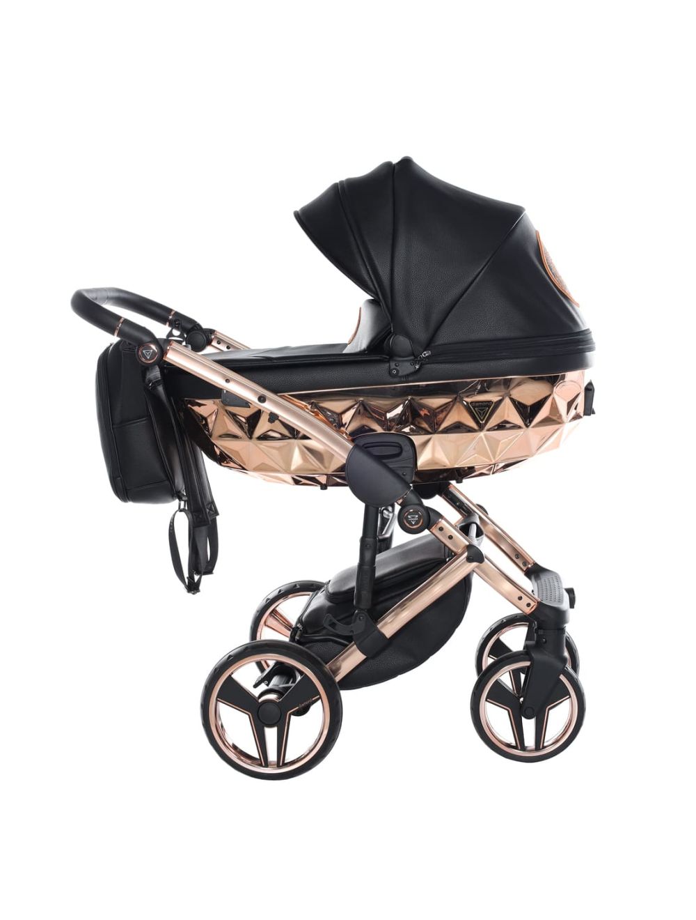 Junama Diamond Hand Craft V3 2 in 1 Black Telaio Rosegold