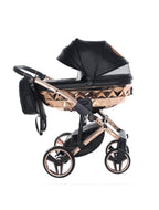 Junama Diamond Hand Craft V3 2 in 1 Black Telaio Rosegold