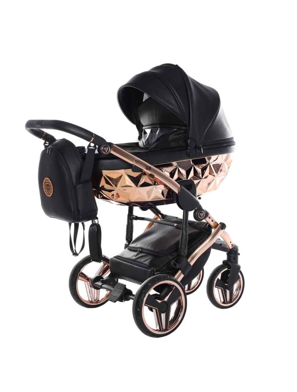 Junama Diamond Hand Craft V3 2 in 1 Black Telaio Rosegold