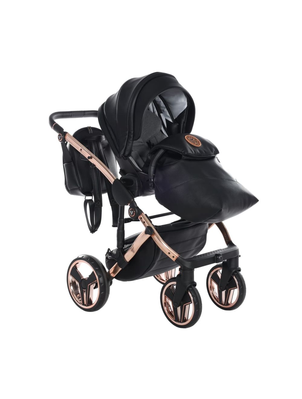 Junama Diamond Hand Craft V3 2 in 1 Black Telaio Rosegold