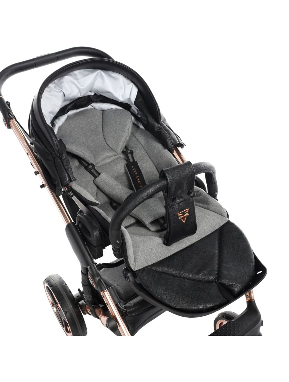 Junama Diamond Hand Craft V3 2 in 1 Black Telaio Rosegold