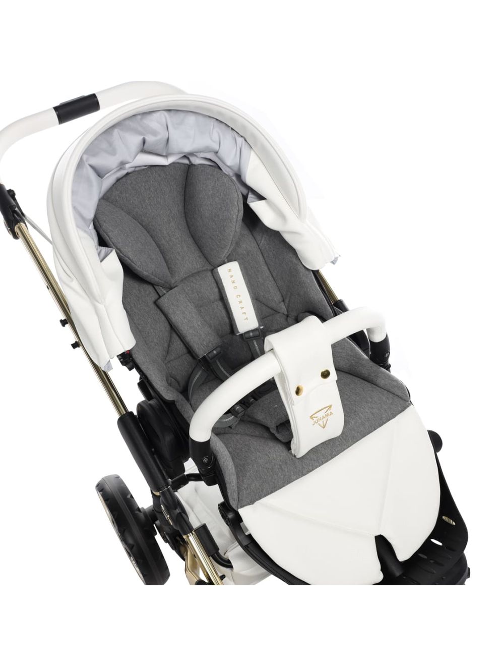 Junama Diamond Hand Craft V3 2 in 1 White Telaio Gold