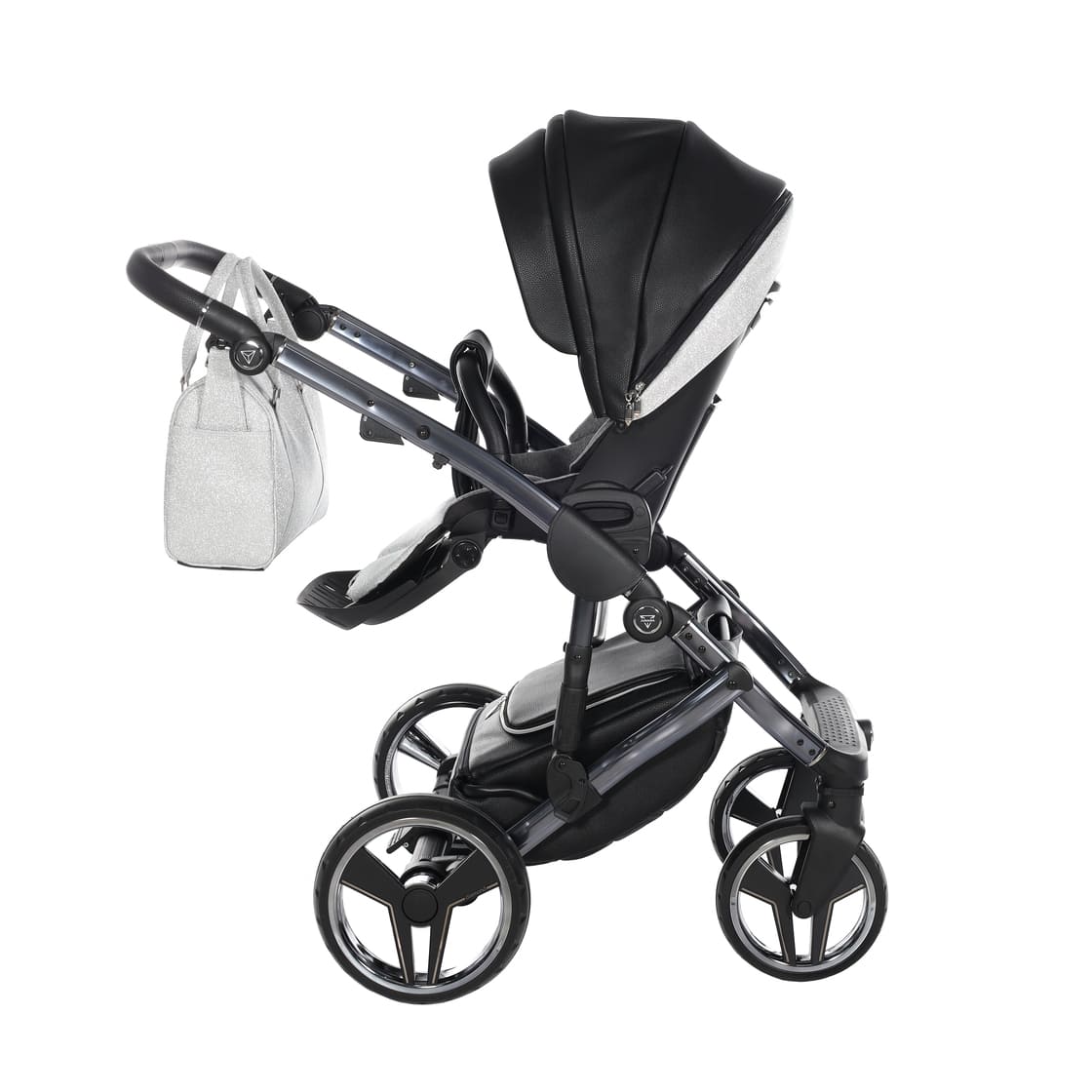 Junama Diamond Hand Craft Glitter V3 2 in 1 Nero/Silver