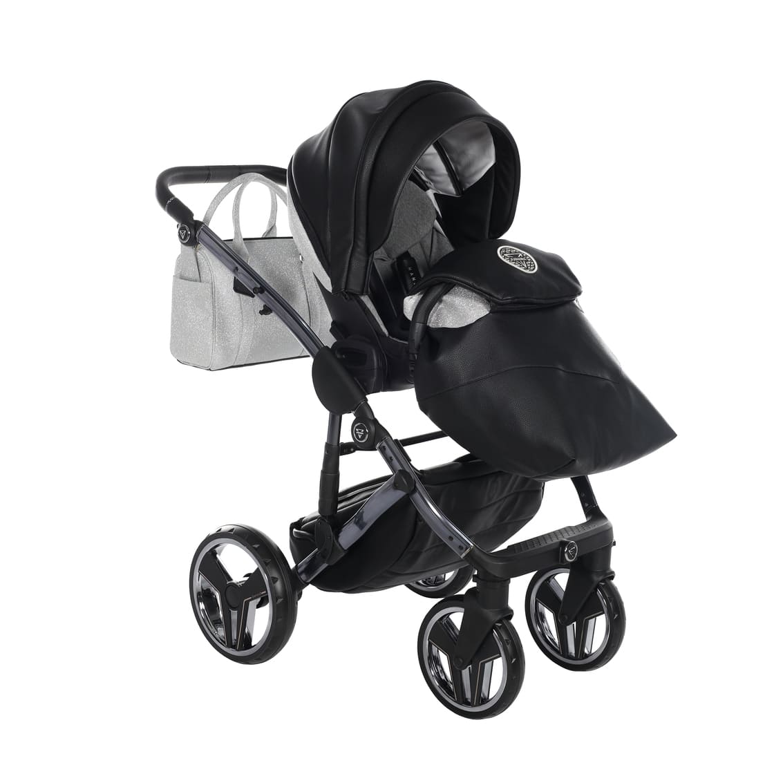 Junama Diamond Hand Craft Glitter V3 2 in 1 Nero/Silver