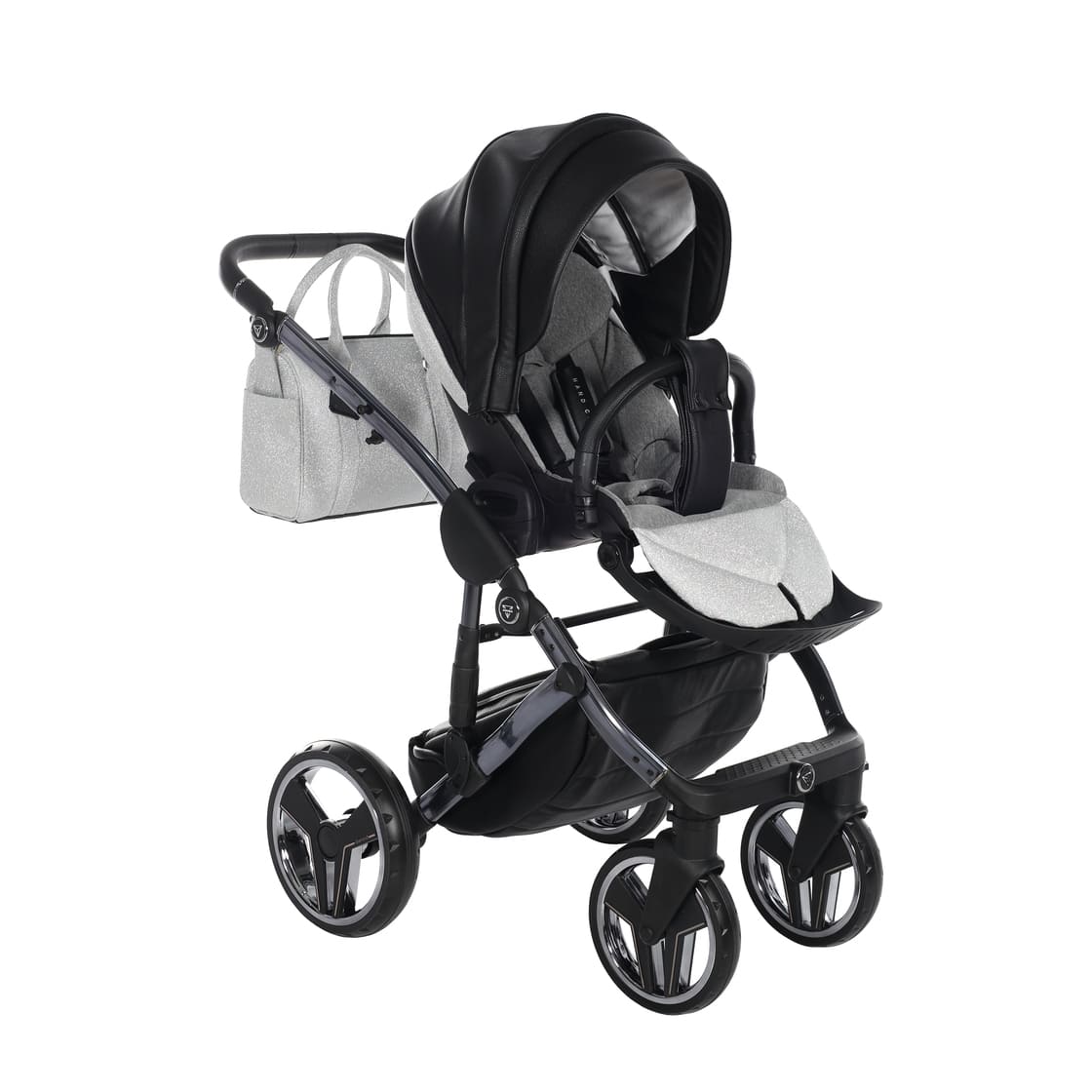 Junama Diamond Hand Craft Glitter V3 2 in 1 Nero/Silver