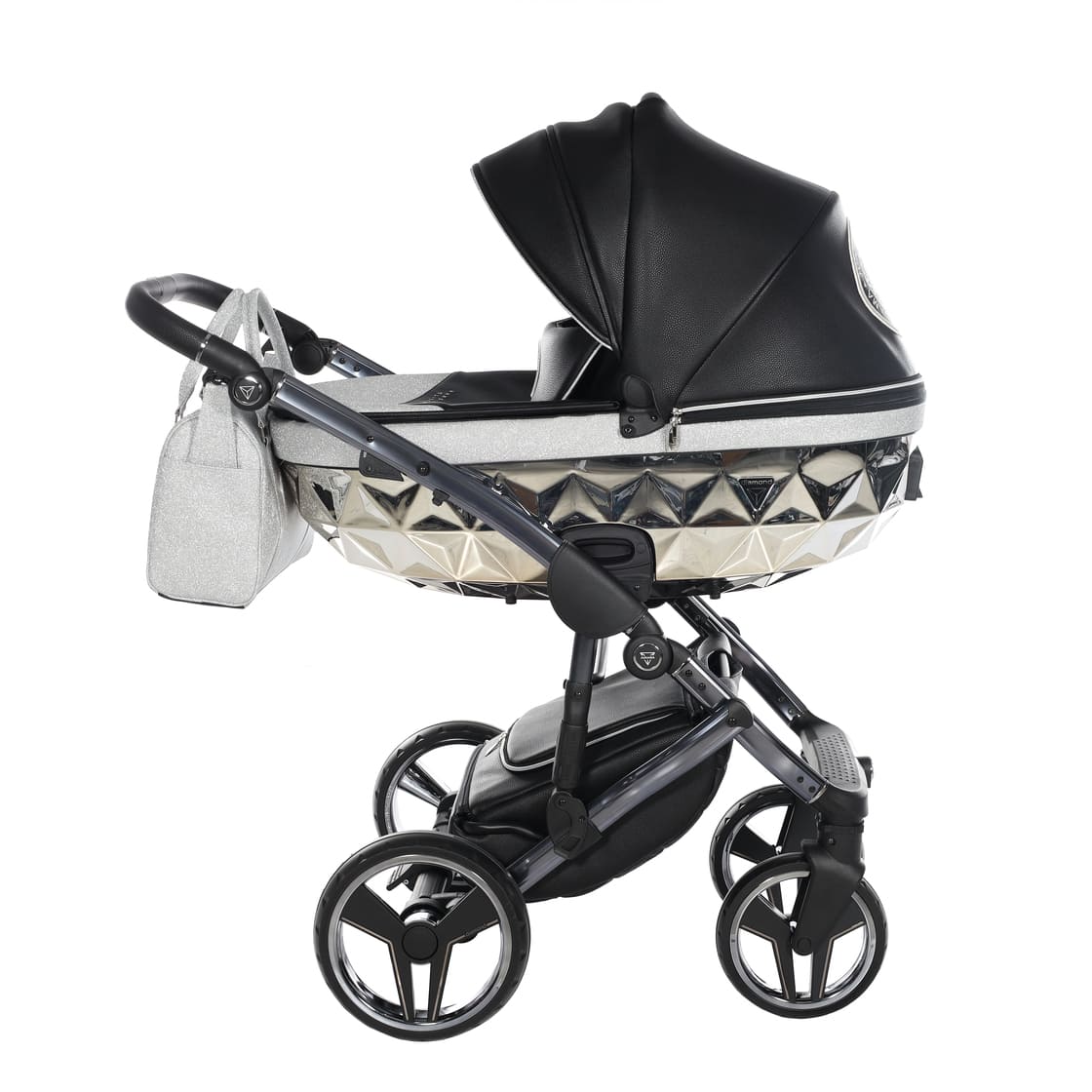 Junama Diamond Hand Craft Glitter V3 2 in 1 Nero/Silver
