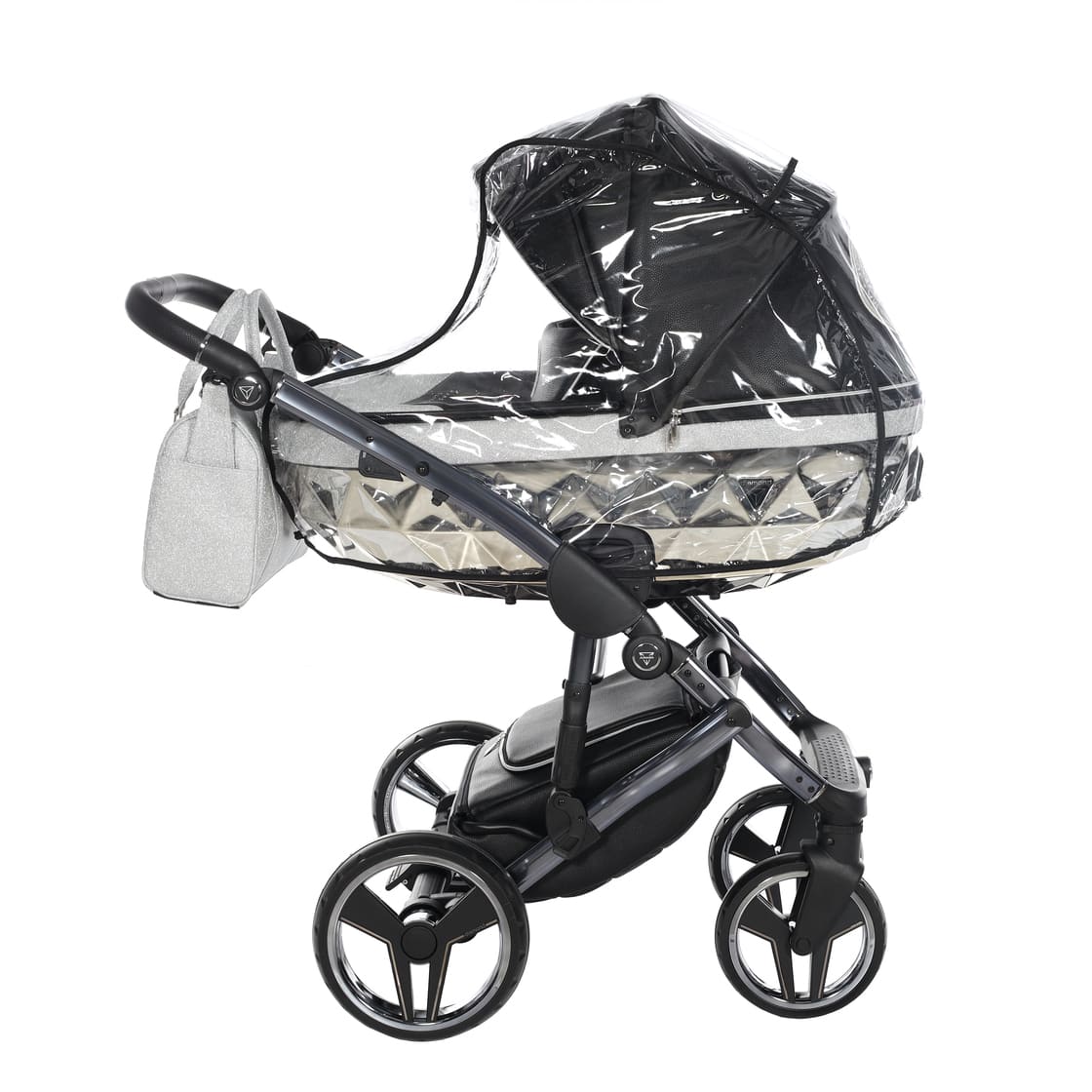 Junama Diamond Hand Craft Glitter V3 2 in 1 Nero/Silver