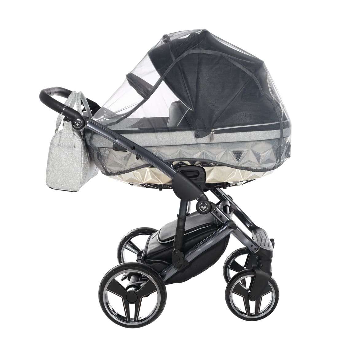 Junama Diamond Hand Craft Glitter V3 2 in 1 Nero/Silver