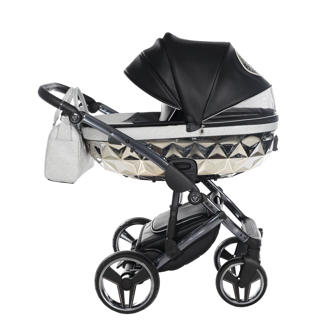 Junama Diamond Hand Craft Glitter V3 2 in 1 Nero/Silver