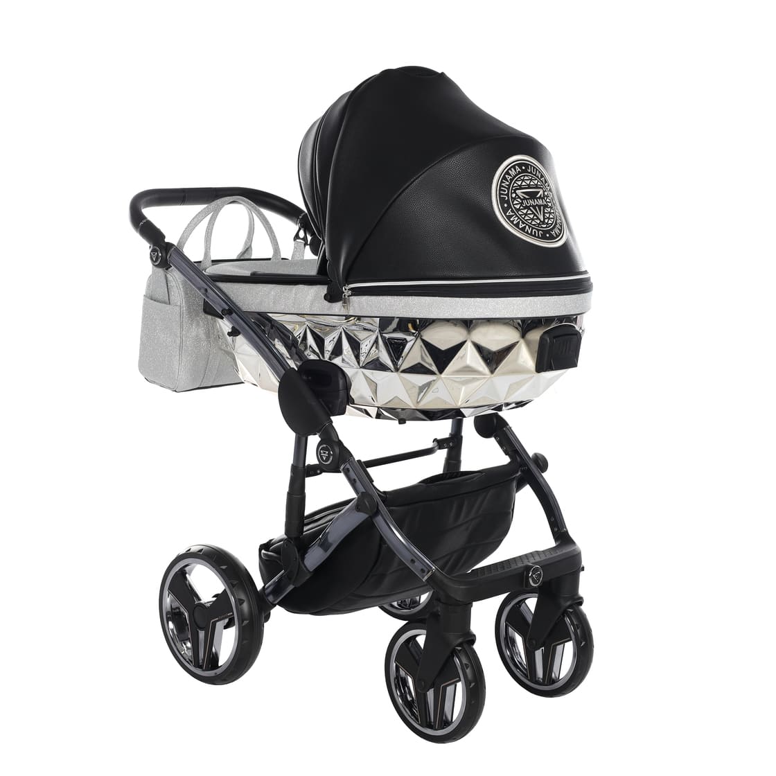 Junama Diamond Hand Craft Glitter V3 2 in 1 Nero/Silver