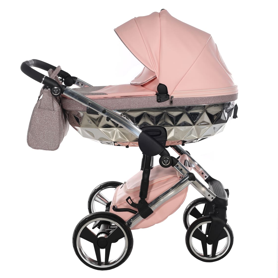 Junama Diamond Hand Craft Glitter V3 2 in 1 Rosa/Silver