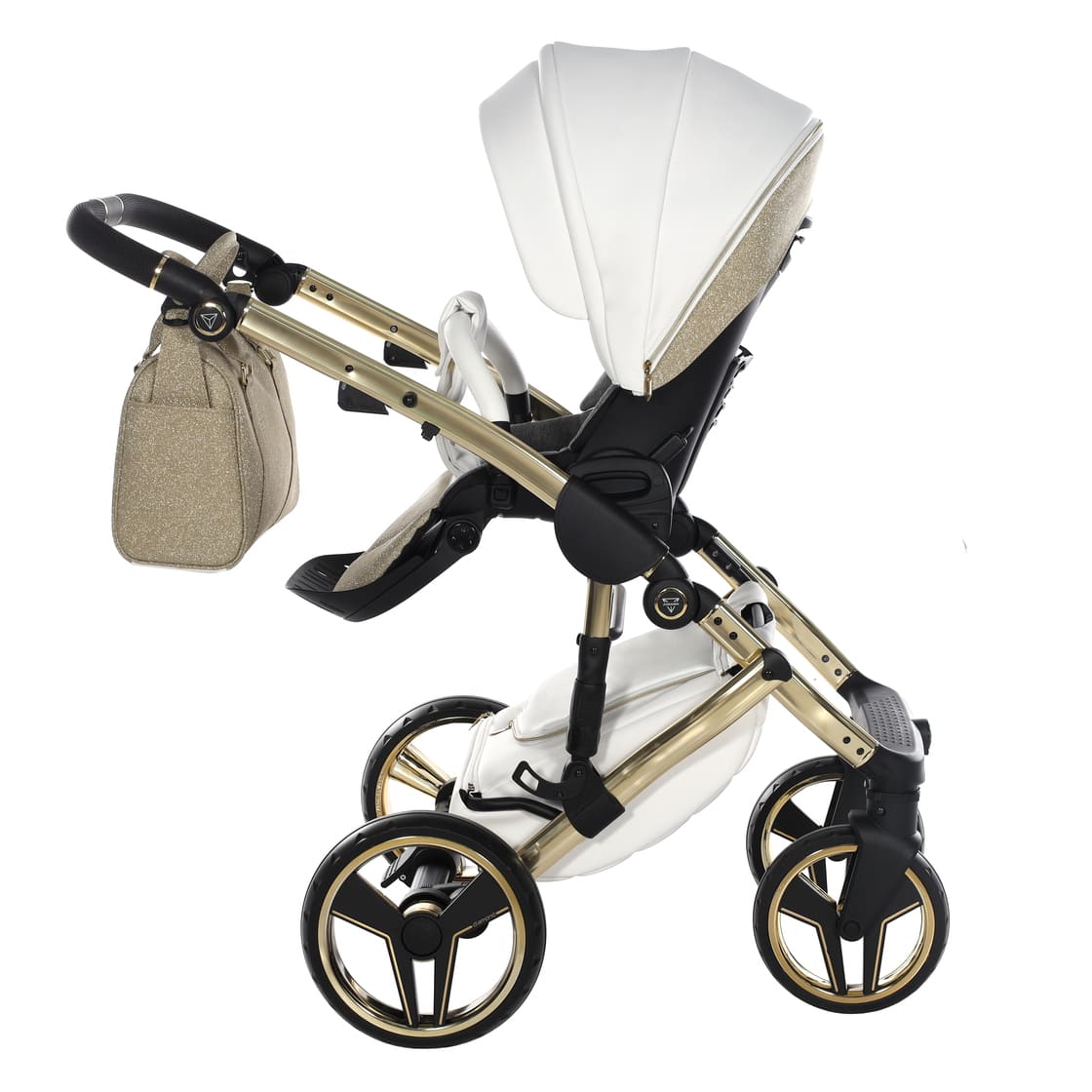 Junama Diamond Hand Craft Glitter V3 2 in 1 Bianco/Oro Giallo