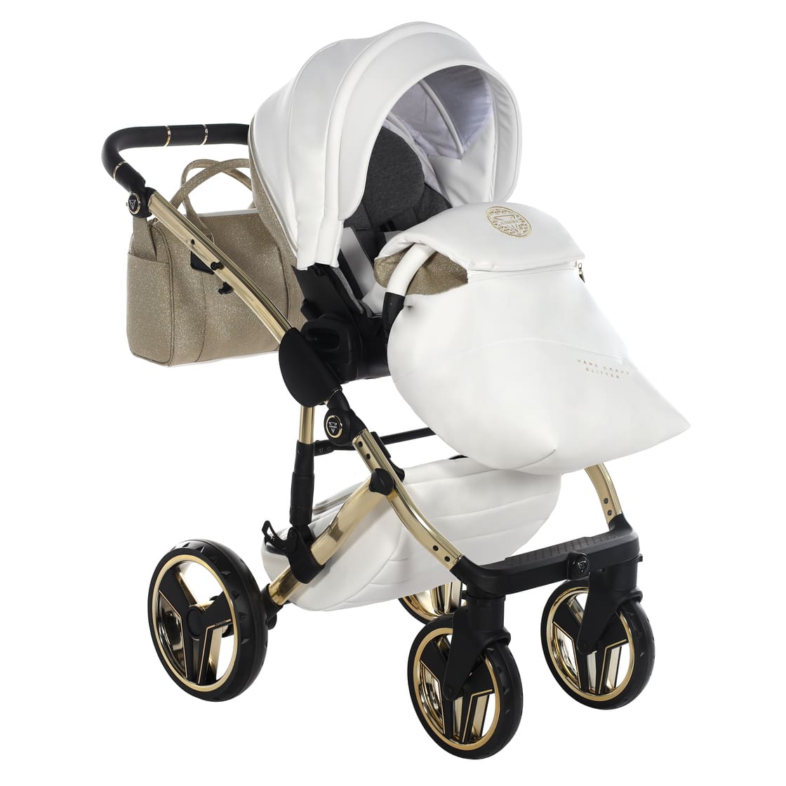 Junama Diamond Hand Craft Glitter V3 2 in 1 Bianco/Oro Giallo