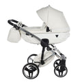 Diamond Fluo Individual V3 2 in 1 Pelle Bianco Telaio Cromato