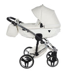 Diamond Fluo Individual V3 2 in 1 Pelle Bianco Telaio Cromato
