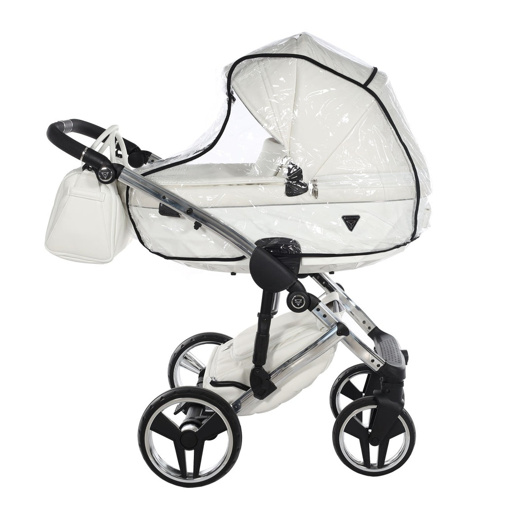 Diamond Fluo Individual V3 2 in 1 Pelle Bianco Telaio Cromato