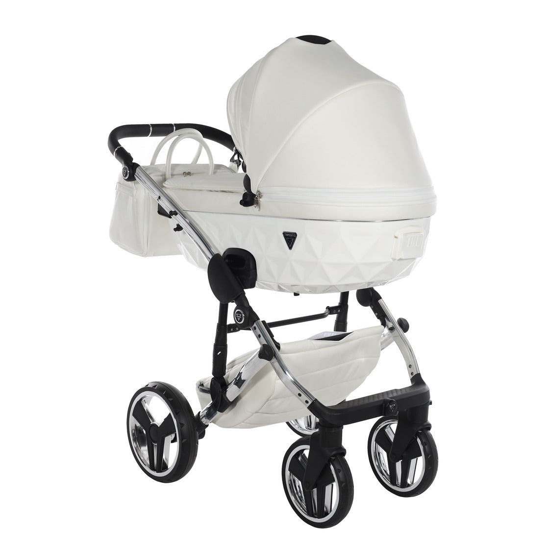 Diamond Individual V3 3 in 1 Pelle Bianco Telaio Cromato
