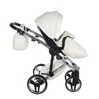 Diamond Fluo Individual V3 2 in 1 Pelle Bianco Telaio Cromato