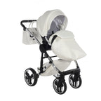 Diamond Fluo Individual V3 2 in 1 Pelle Bianco Telaio Cromato