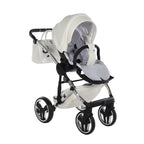 Diamond Fluo Individual V3 2 in 1 Pelle Bianco Telaio Cromato