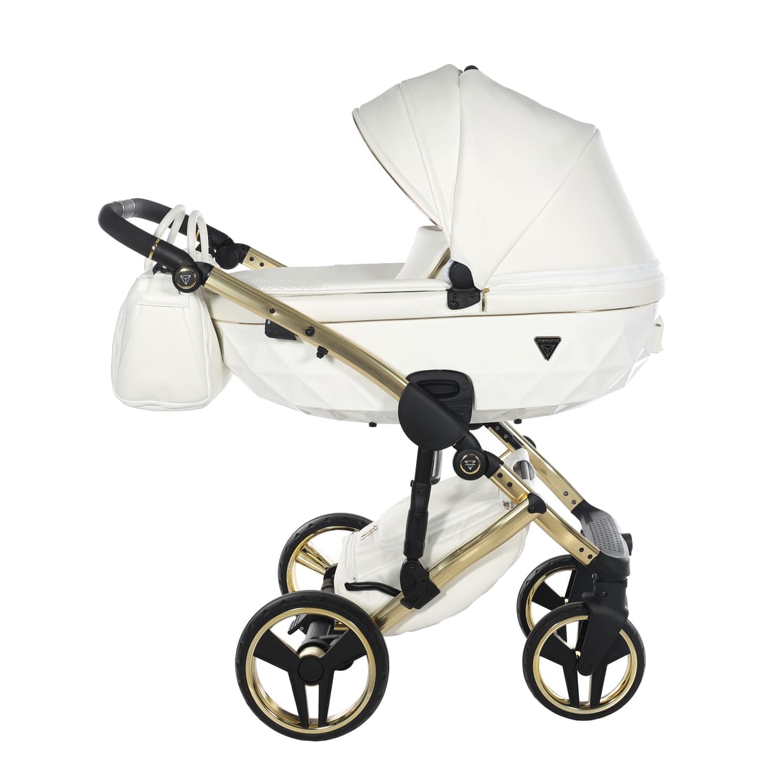 Diamond Individual V3 3 in 1 Pelle Bianco Telaio Oro