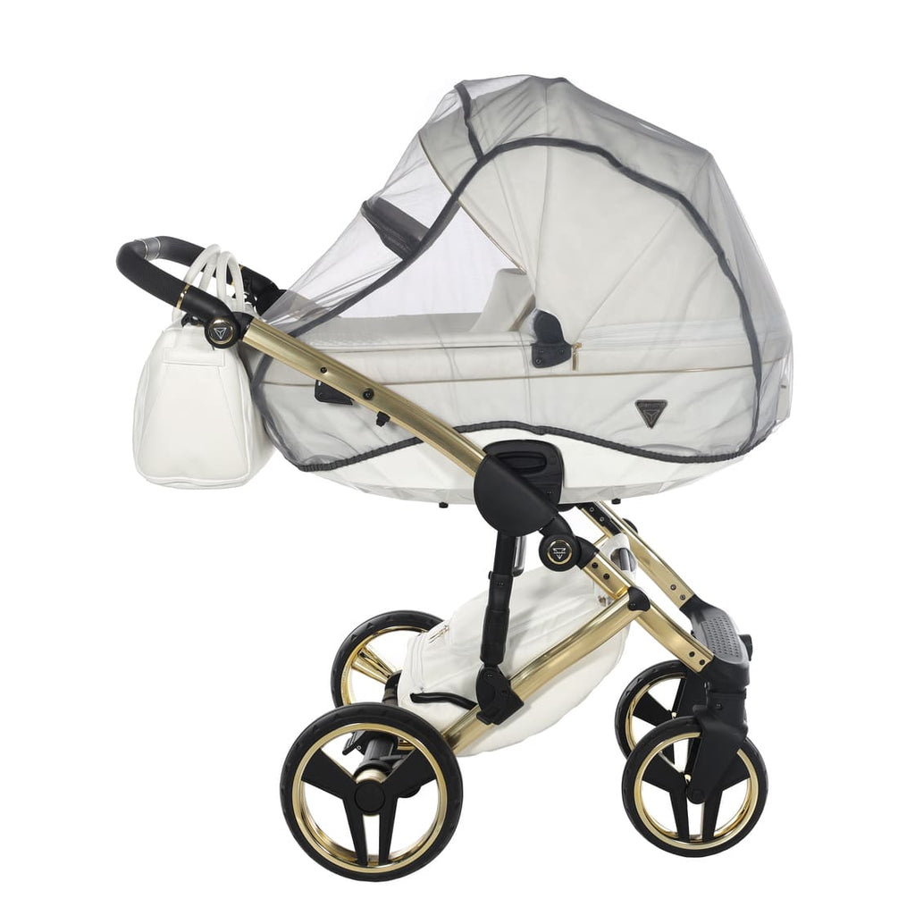 Diamond Fluo Individual V3 2 in 1 Pelle bianco telaio Oro Giallo