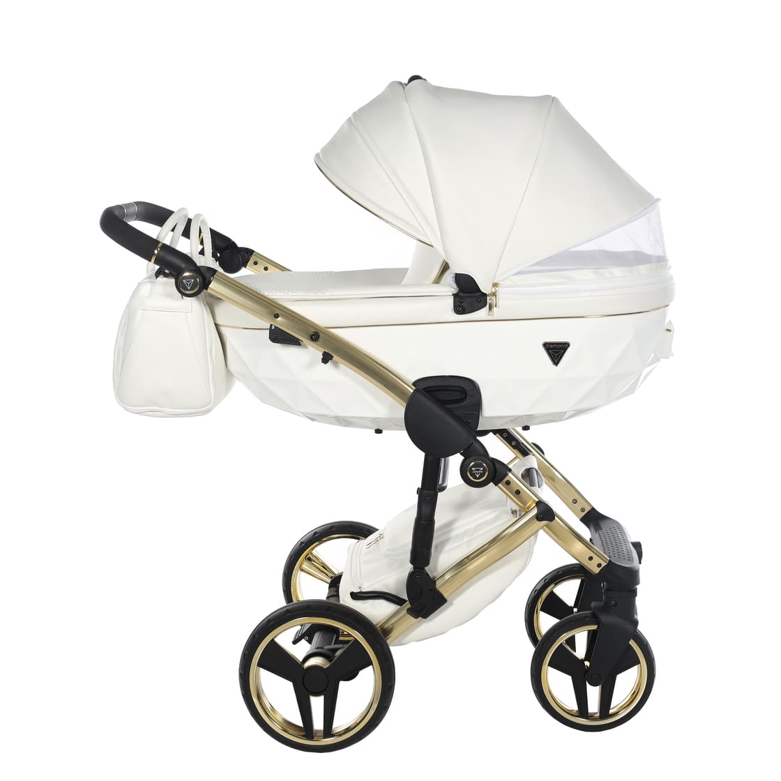 Diamond Individual V3 3 in 1 Pelle Bianco Telaio Oro