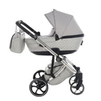 Antes Baby 2 in 1 Monogram Grey Telaio Silver