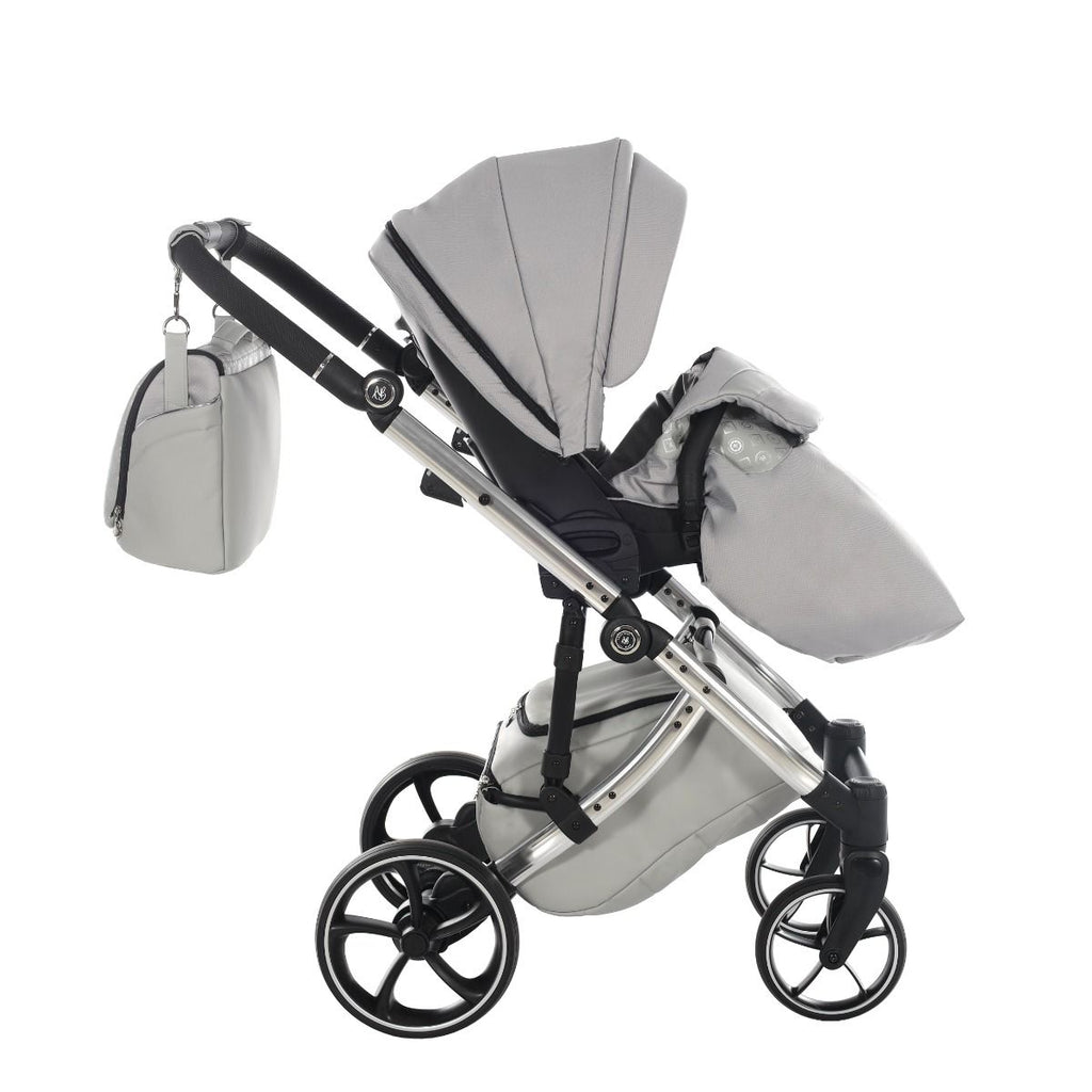 Antes Baby 2 in 1 Monogram Grey Telaio Silver