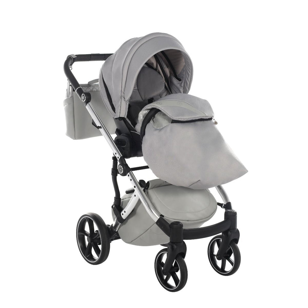 Antes Baby 2 in 1 Monogram Grey Telaio Silver