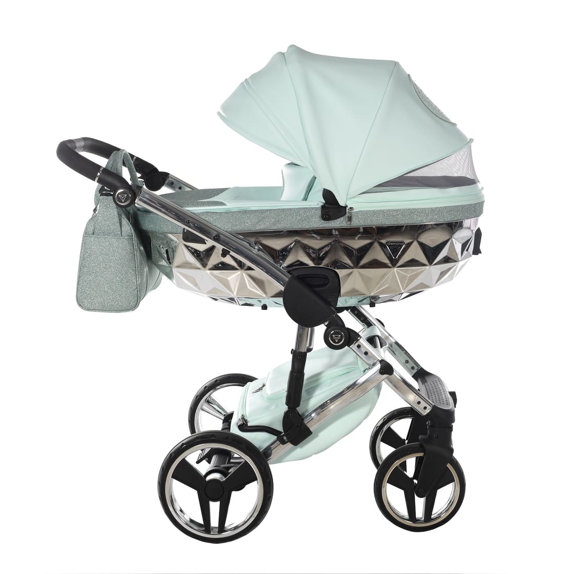 Junama Diamond Hand Craft Glitter V3 2 in 1 Mint/Silver