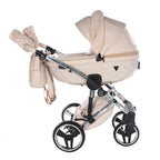 Junama Diamond Teddy V3 2 in 1 Beige Telaio Silver