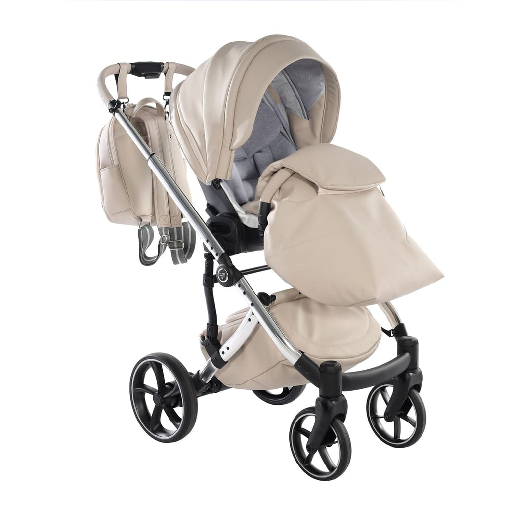 Junama Fluo Italy 2.0 2 in 1 Total Beige Telaio 51 Silver
