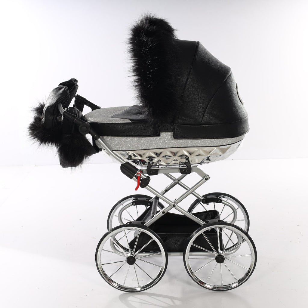 Carrozzina Mini Hand Craft Glitter Nero